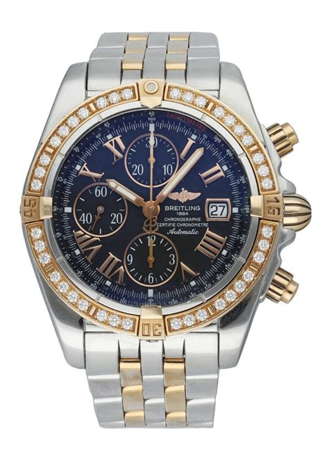 breitling 1884 a53035|Breitling evolution diamond bezel.